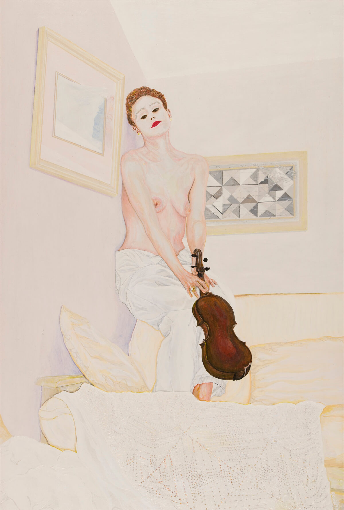 Nude w Violin 2